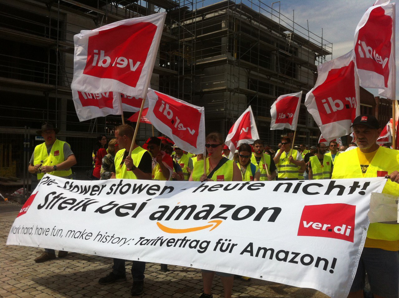 Sciopero lavoratori Amazon in Germania