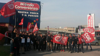 Sciopero a Mondo Convenienza